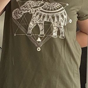 Mandala Elephant T shirt